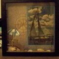 Sailboat shadow box